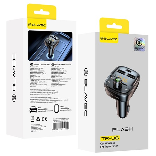 Bluetooth transmitter auto - fm,