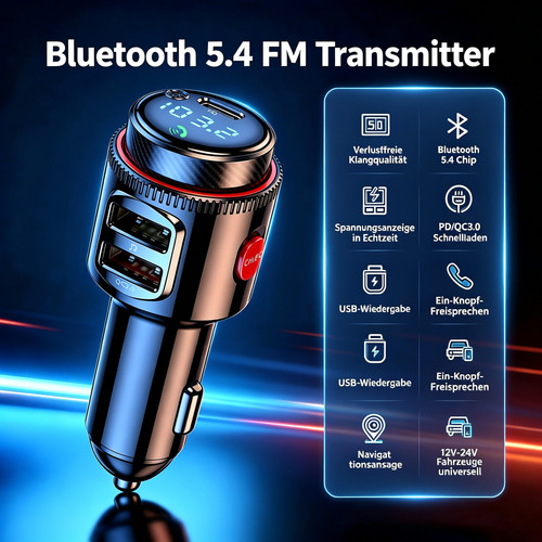 Kfz bluetooth fm - kfz, 5.4