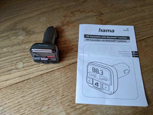 Transmitter von hama mit - fm-transmitter,