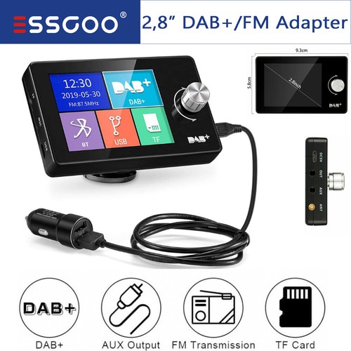 Auto dab autoradio - 2.8", dab/dab+
