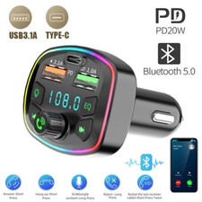 FM Transmitter Dual USB Auto