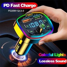 FM Transmitter Dual USB Auto
